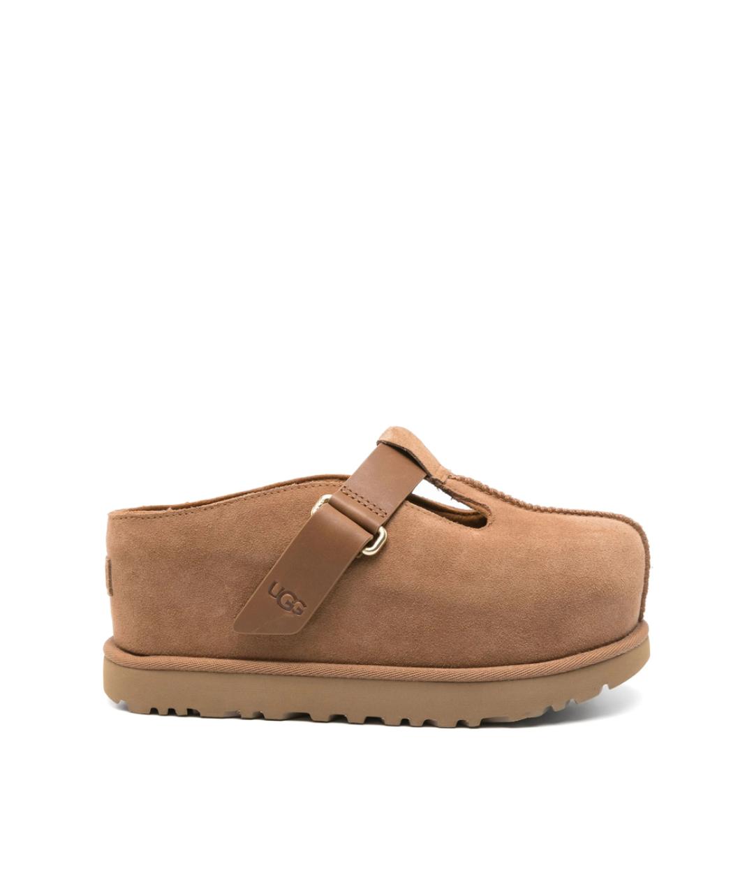 UGG Коричневые замшевые мюли, фото 1