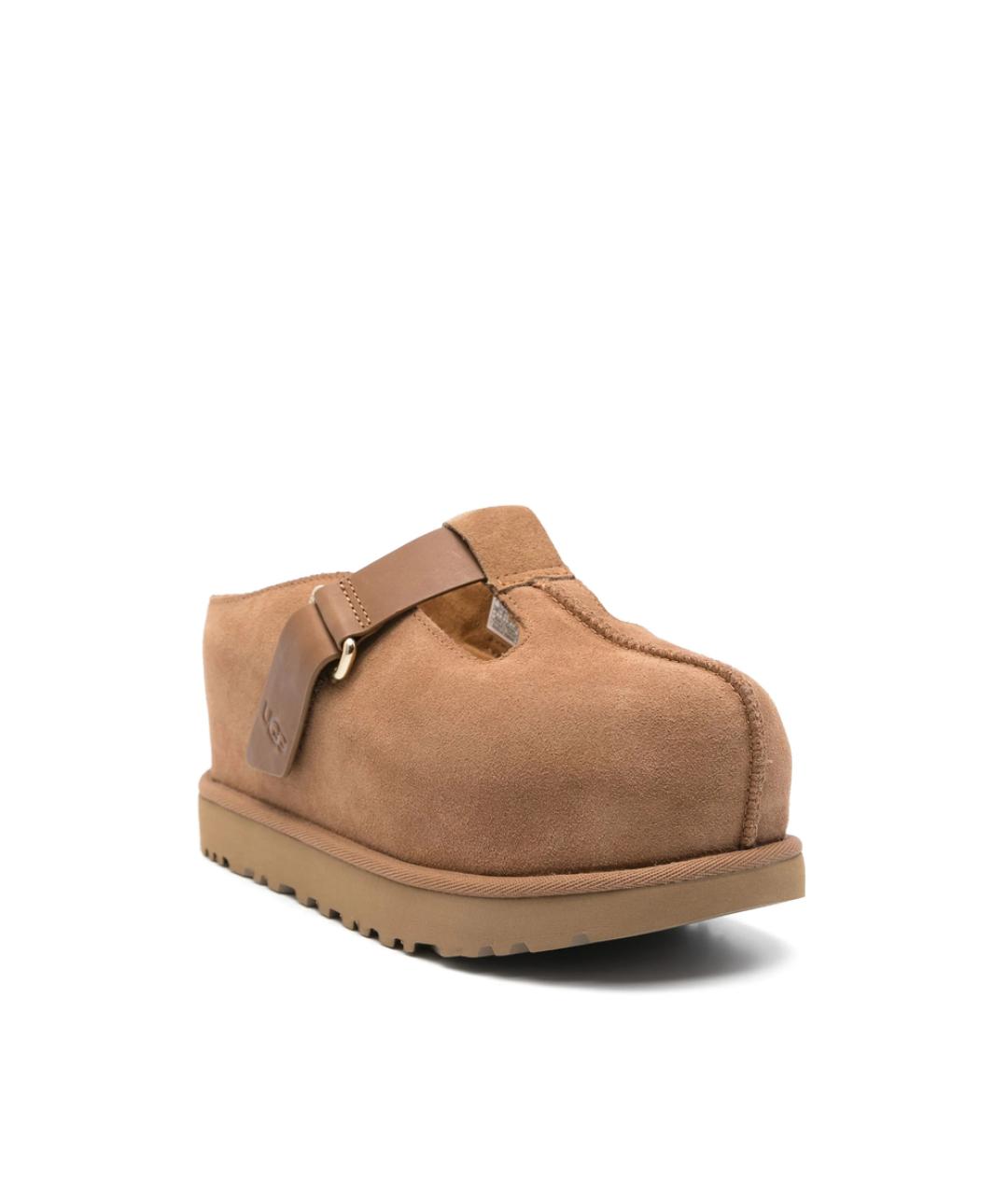 UGG Коричневые замшевые мюли, фото 2