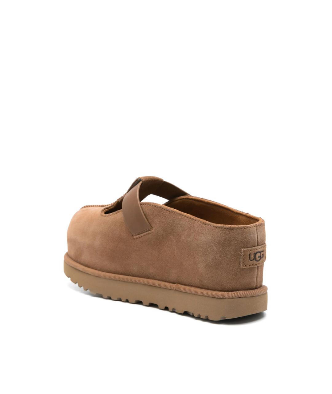 UGG Коричневые замшевые мюли, фото 3