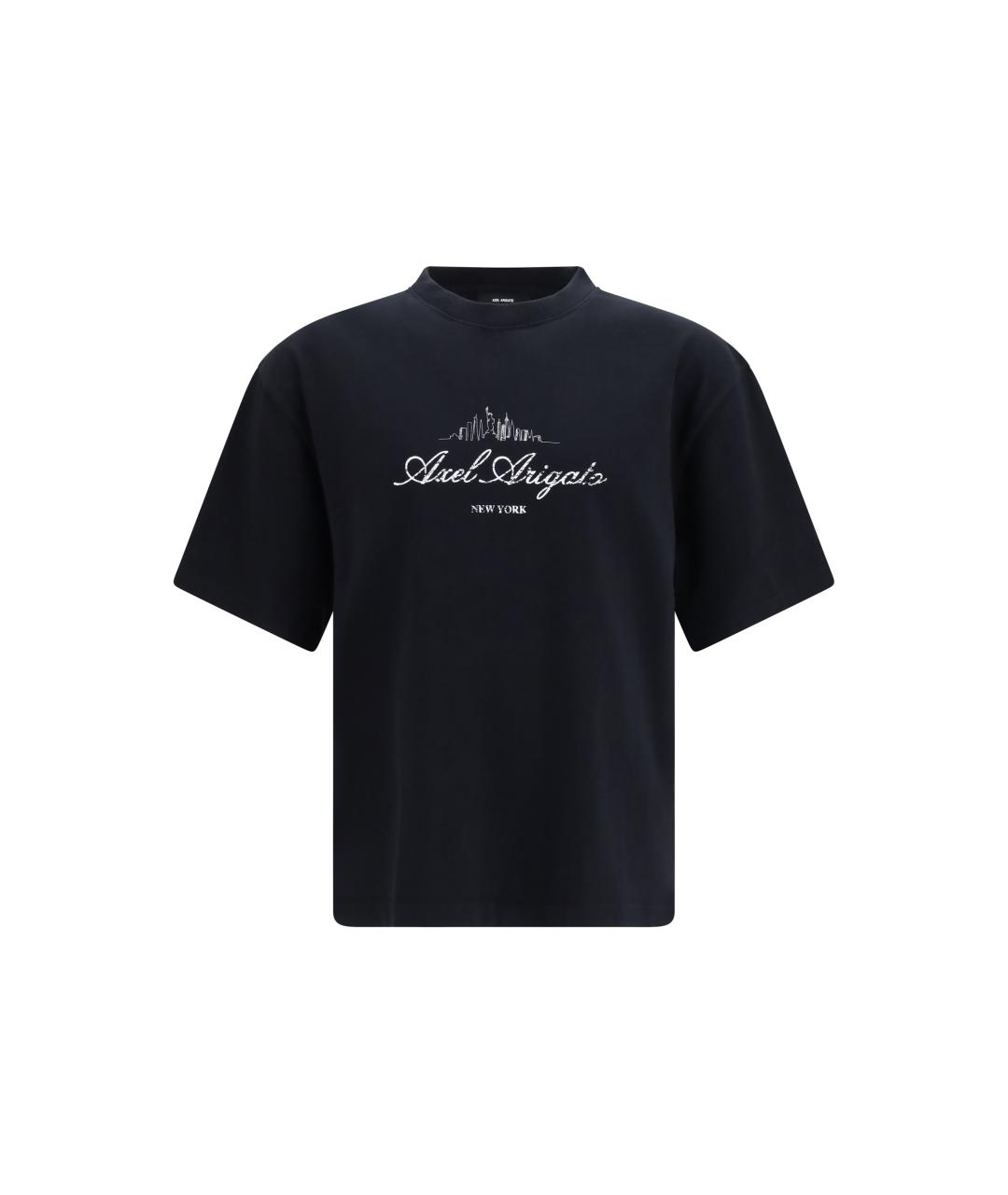 AXEL ARIGATO Черная хлопковая футболка, фото 1