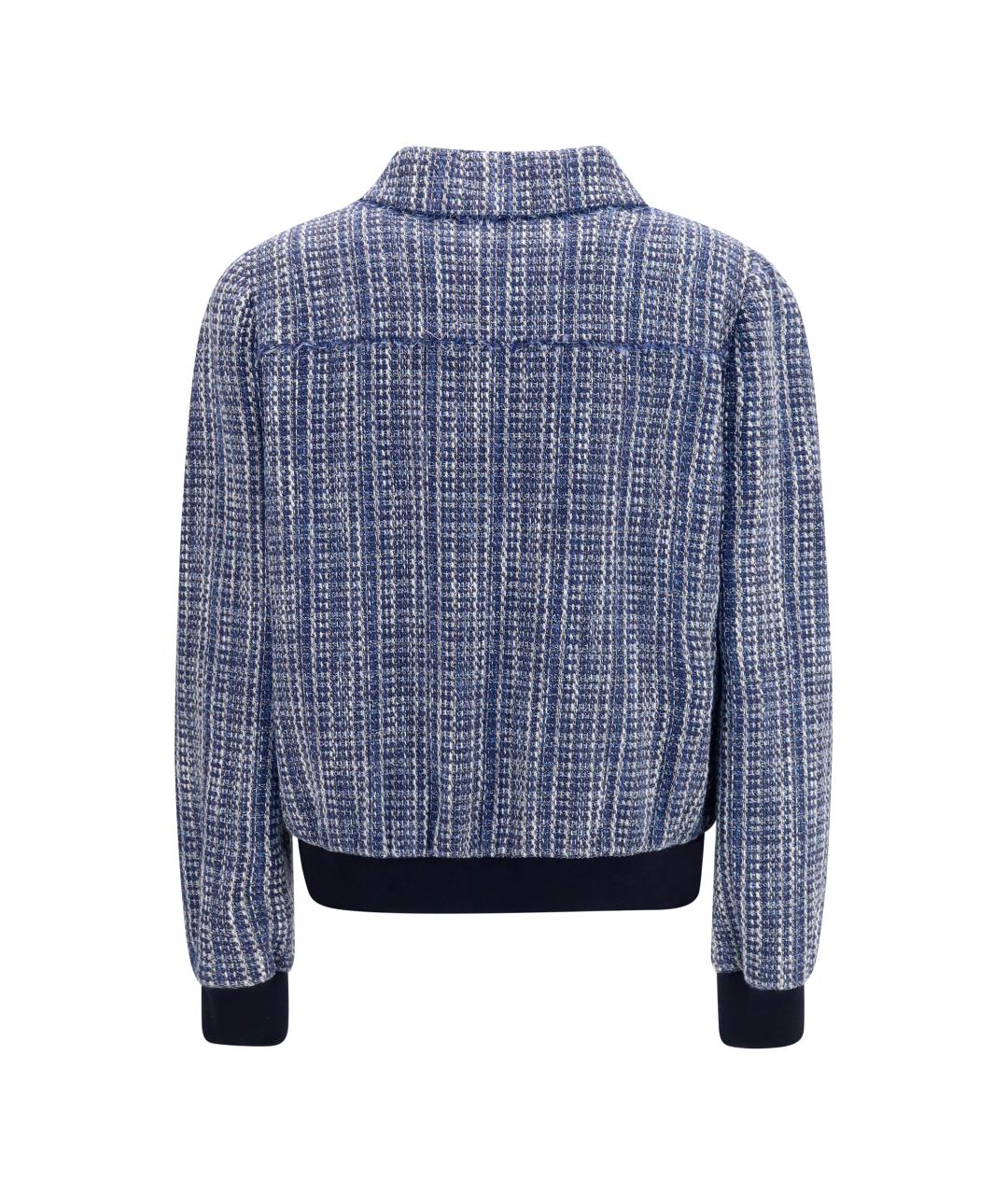 KITON Синяя хлопковая куртка, фото 2