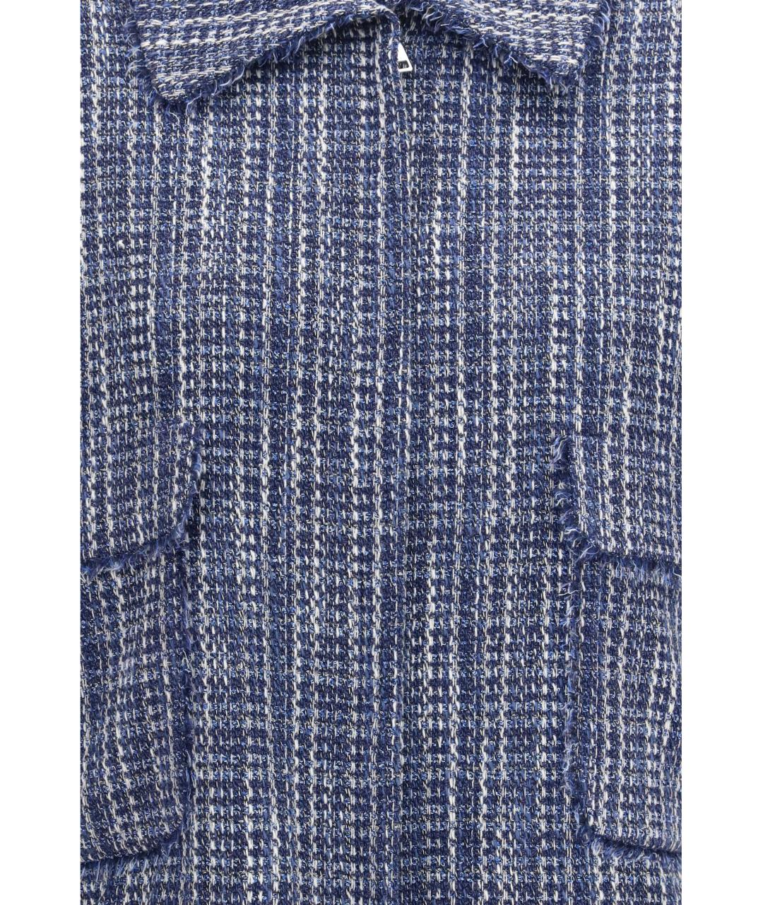 KITON Синяя хлопковая куртка, фото 3