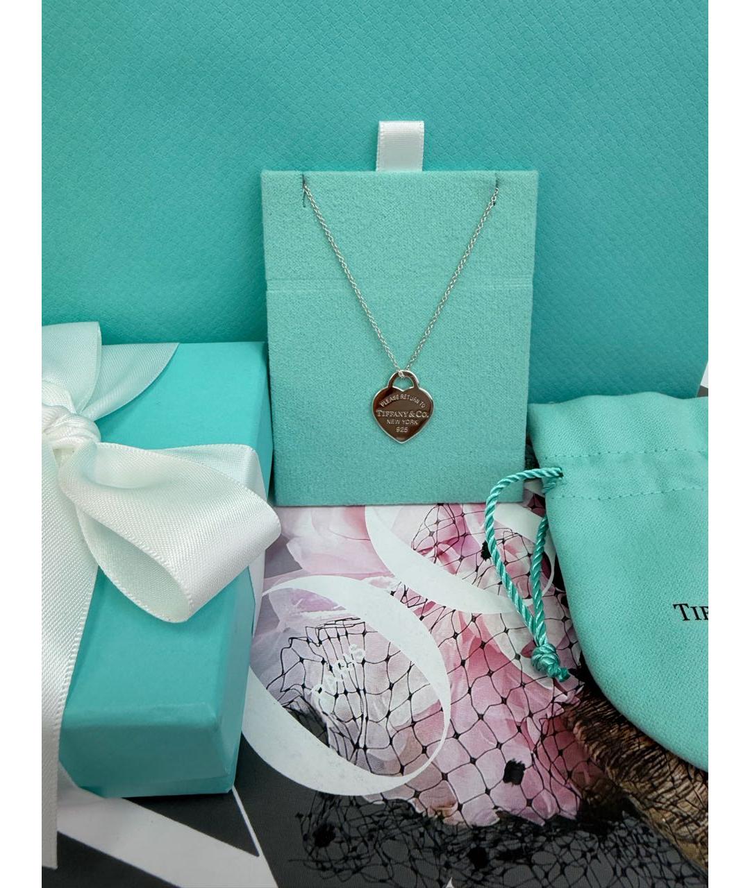 TIFFANY&CO Белое серебряное колье, фото 3