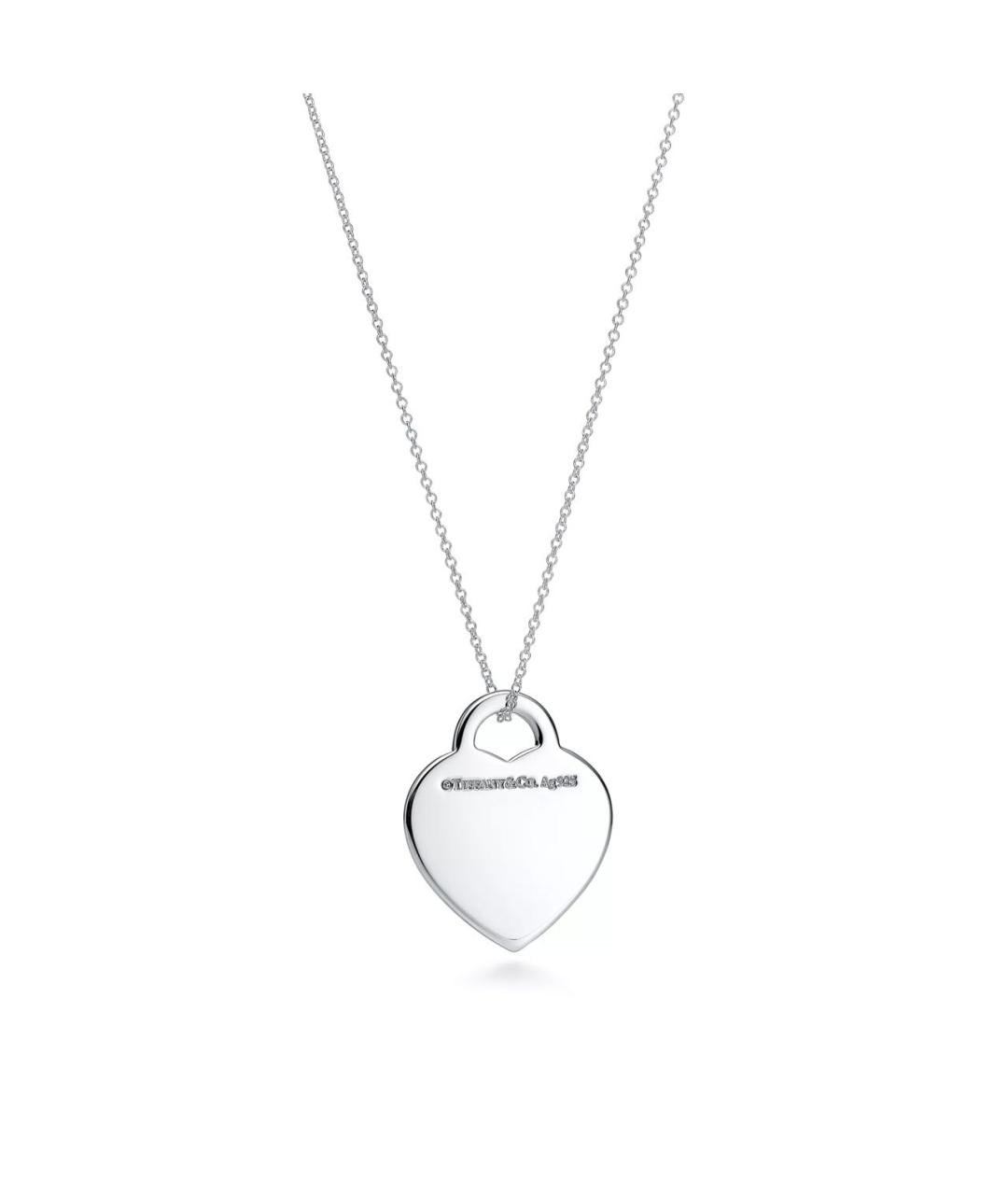 TIFFANY&CO Белое серебряное колье, фото 8