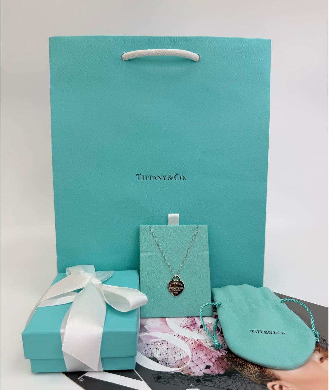 TIFFANY&CO Белое серебряное колье, фото 2