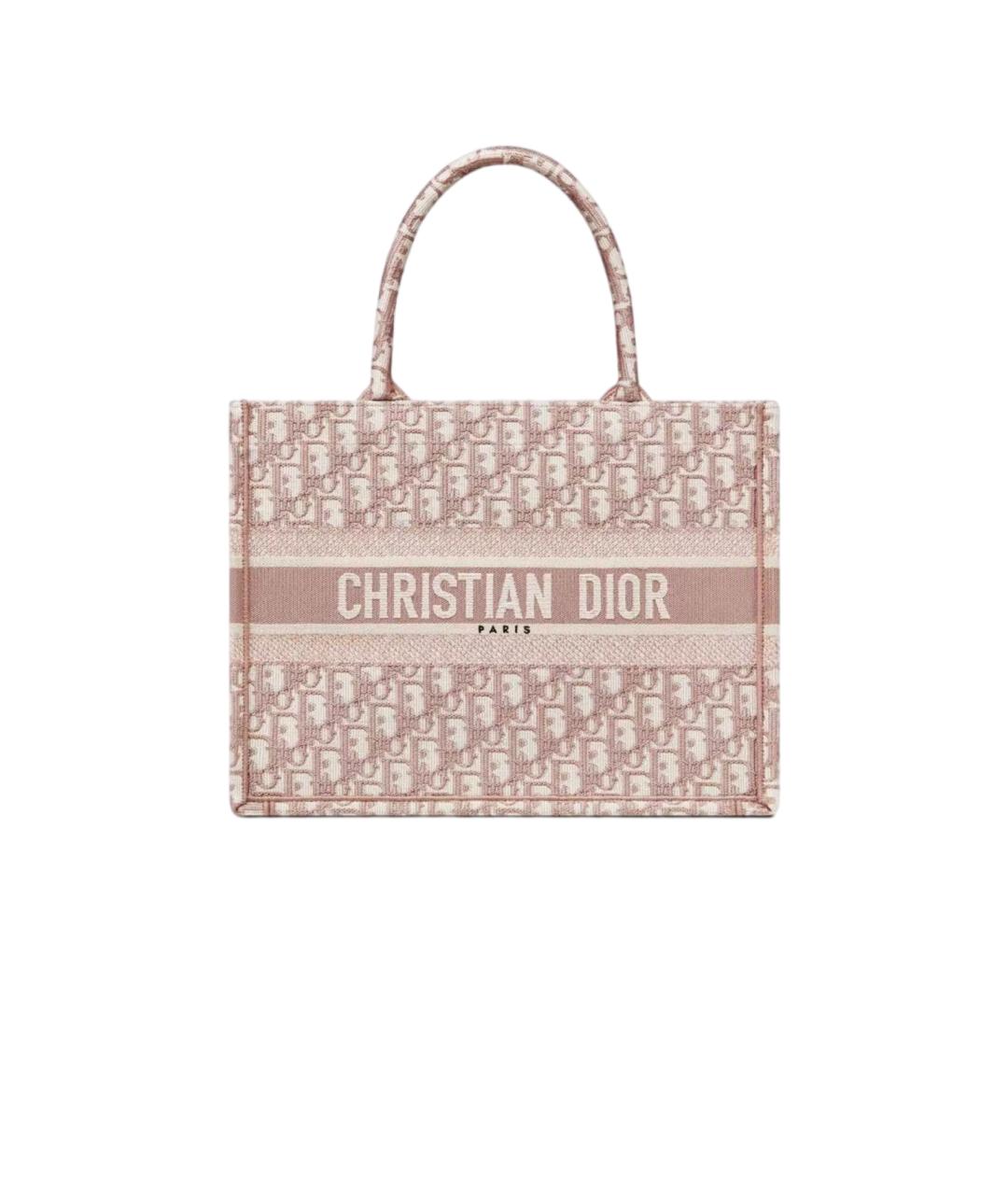 CHRISTIAN DIOR Розовая сумка тоут, фото 1