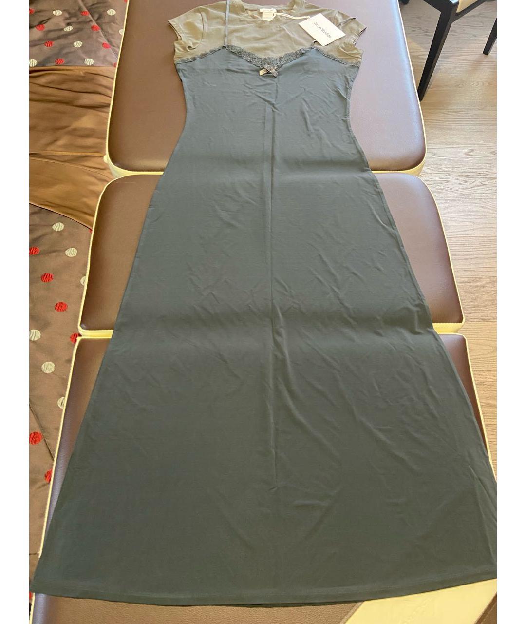 ACNE STUDIOS Антрацитовое повседневное платье, фото 2