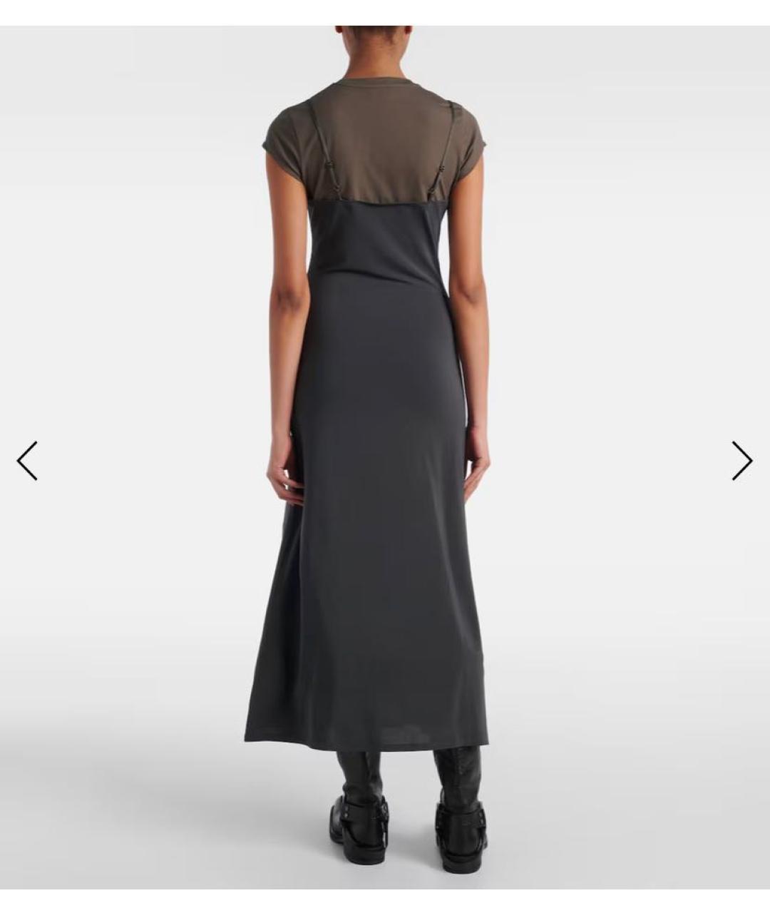 ACNE STUDIOS Антрацитовое повседневное платье, фото 6