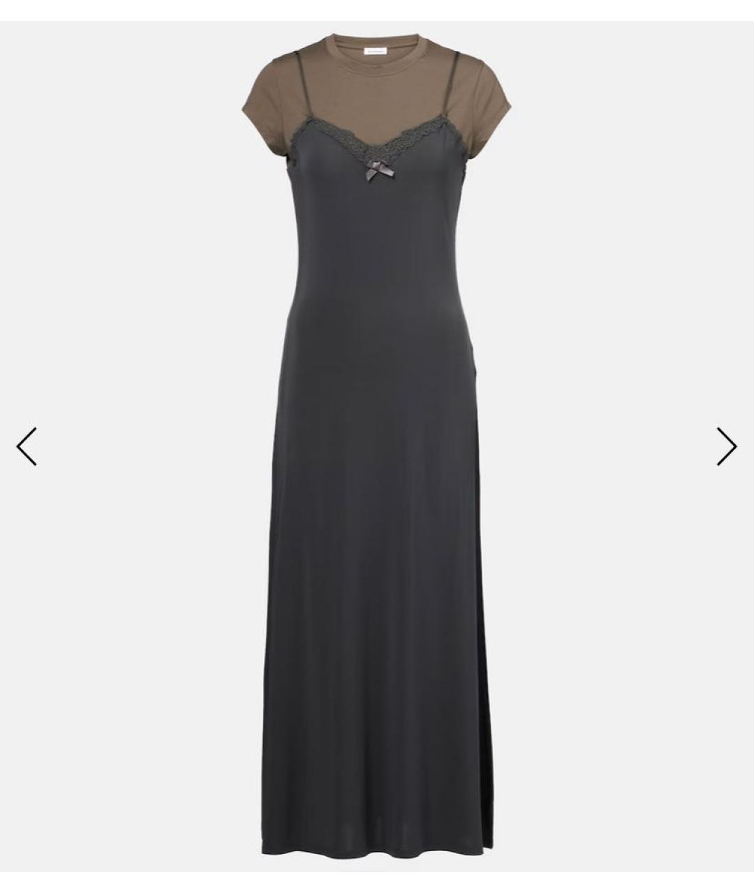 ACNE STUDIOS Антрацитовое повседневное платье, фото 7