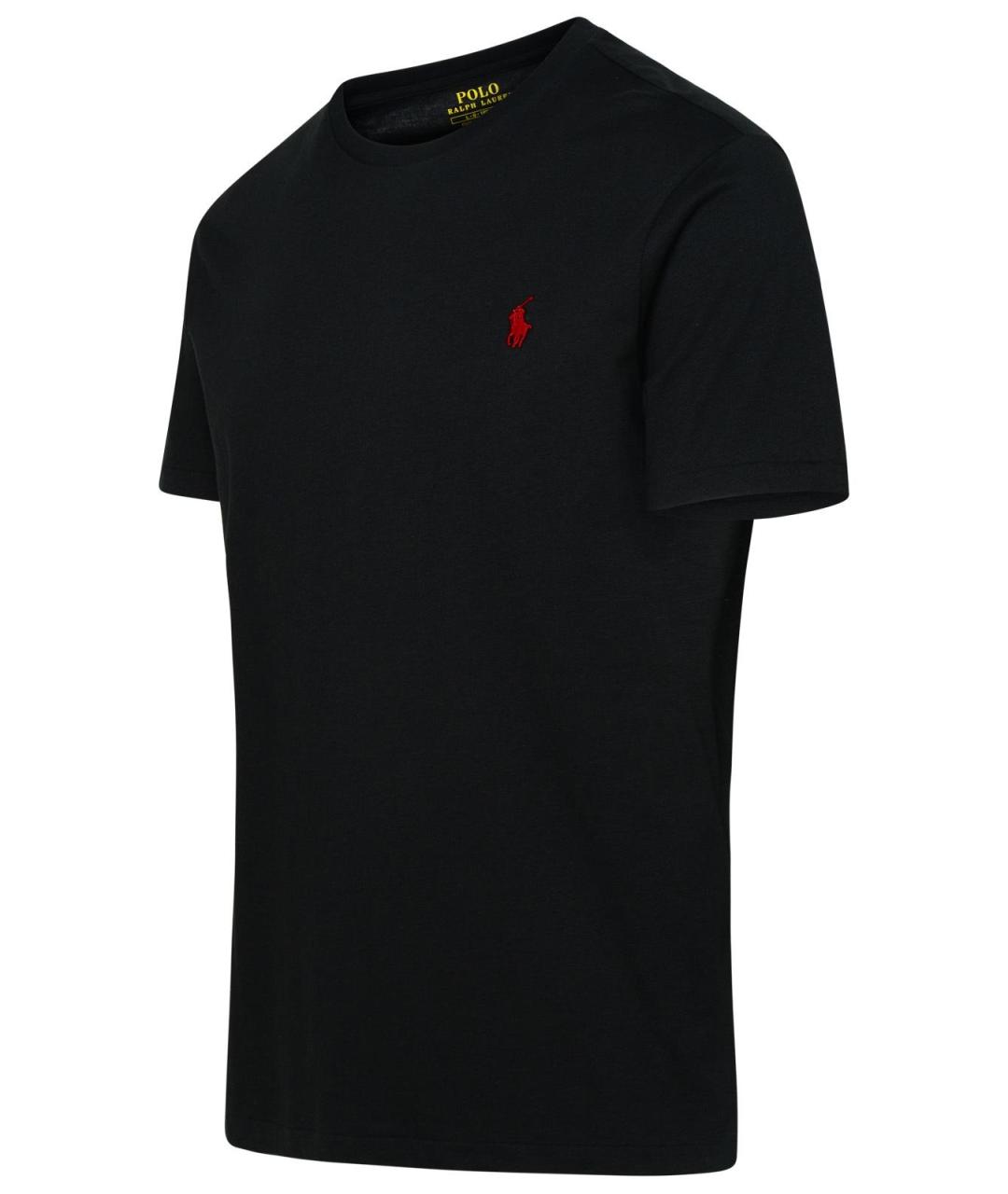 POLO RALPH LAUREN Черная хлопковая футболка, фото 2