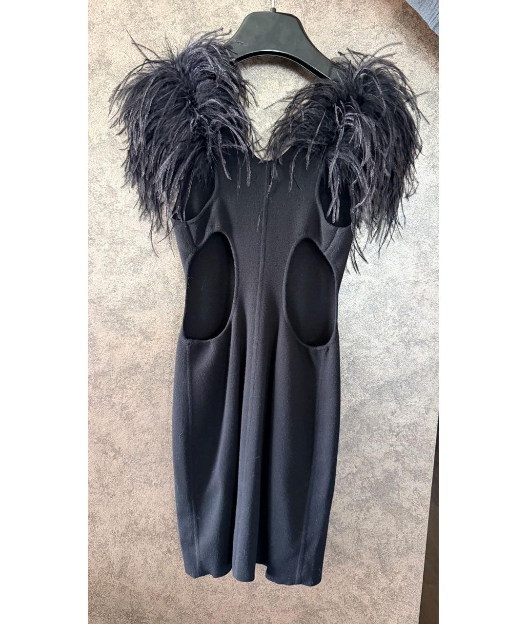 SAINT LAURENT Черное коктейльное платье, фото 2