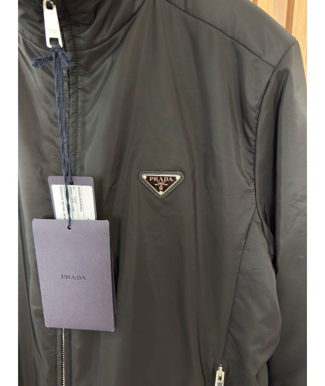 PRADA Черная куртка, фото 3