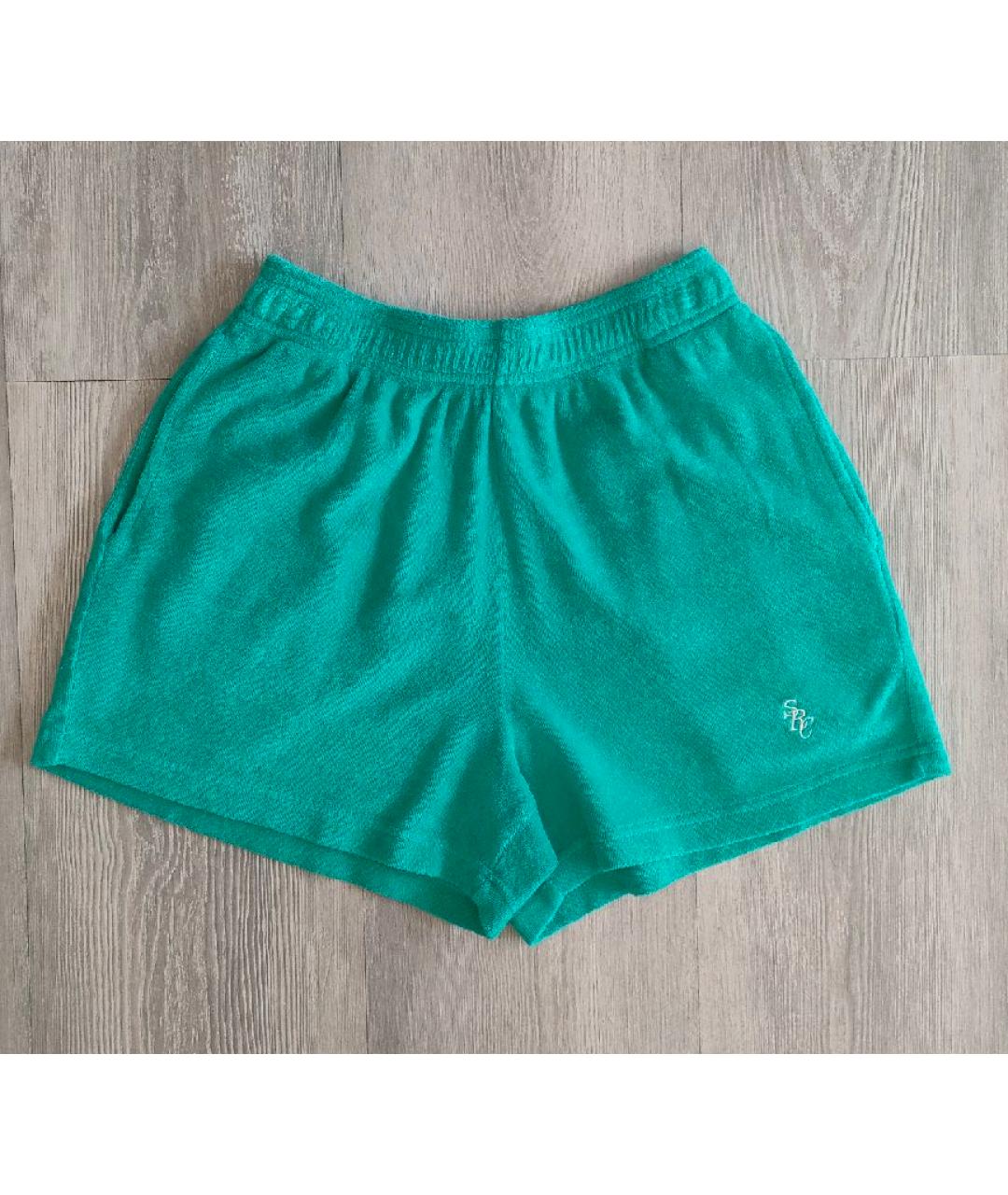 SPORTY AND RICH Зеленый хлопковый костюм с брюками, фото 2