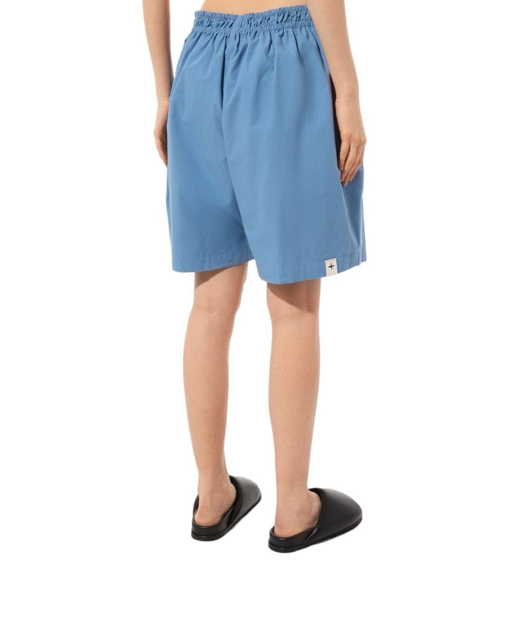 JIL SANDER Голубой хлопковый костюм с брюками, фото 6