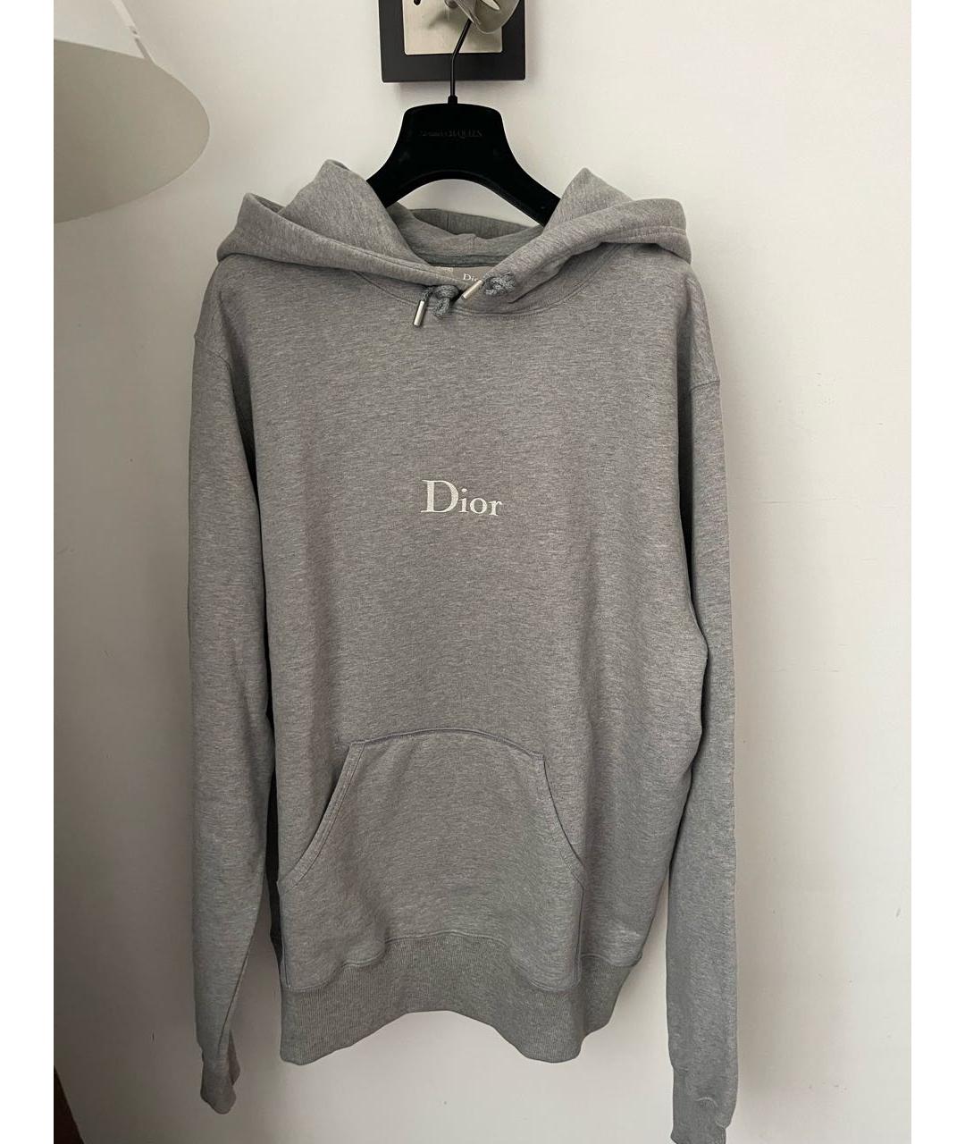 CHRISTIAN DIOR Серый хлопковый спортивный костюм, фото 6