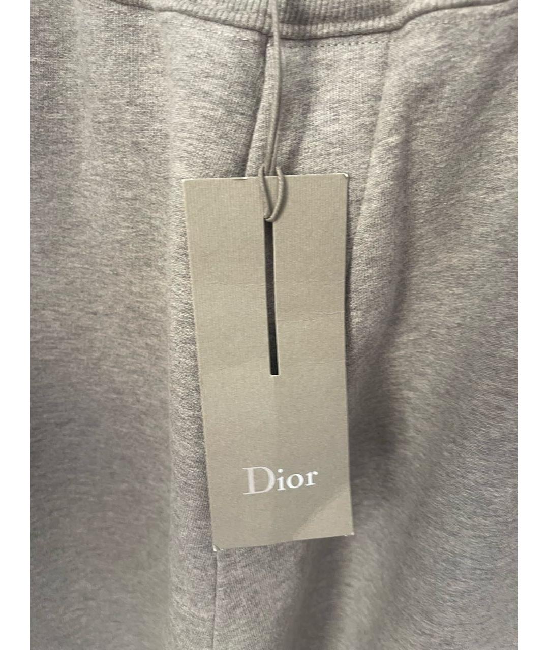 CHRISTIAN DIOR Серый хлопковый спортивный костюм, фото 3