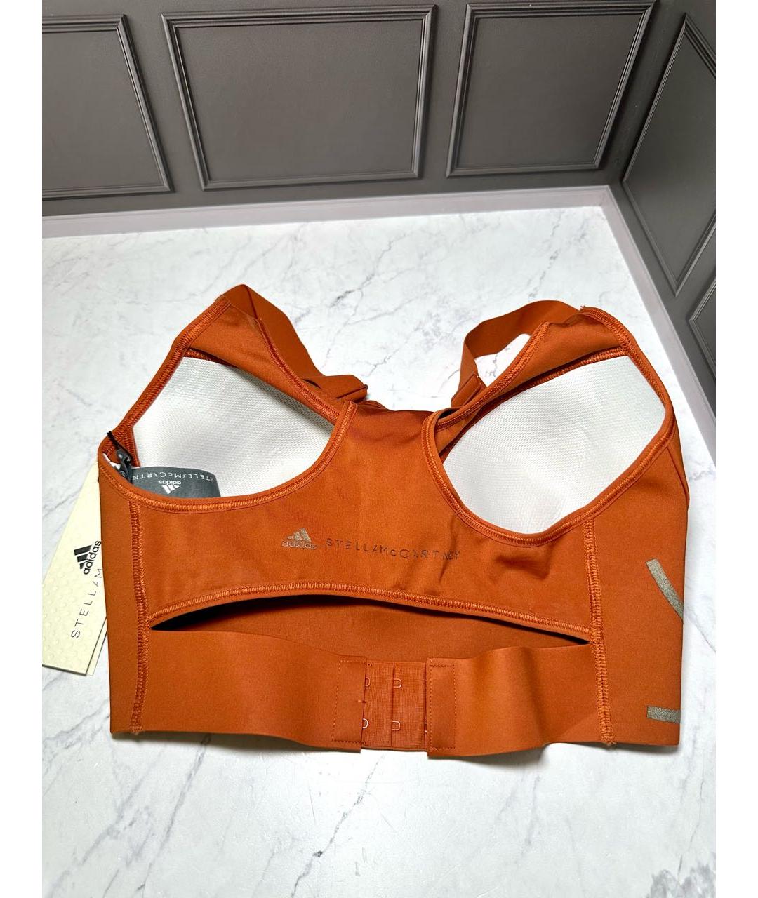 ADIDAS BY STELLA MCCARTNEY Оранжевая майка, фото 4