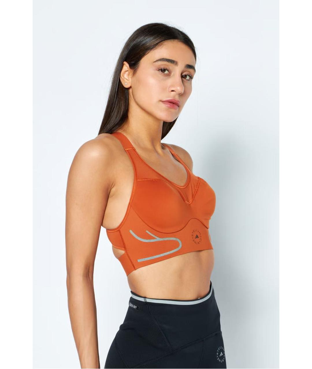 ADIDAS BY STELLA MCCARTNEY Оранжевая майка, фото 6