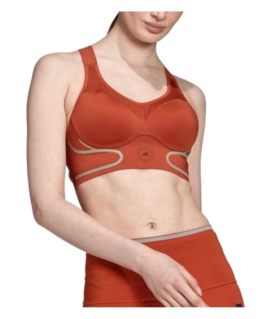 ADIDAS BY STELLA MCCARTNEY Оранжевая майка, фото 2