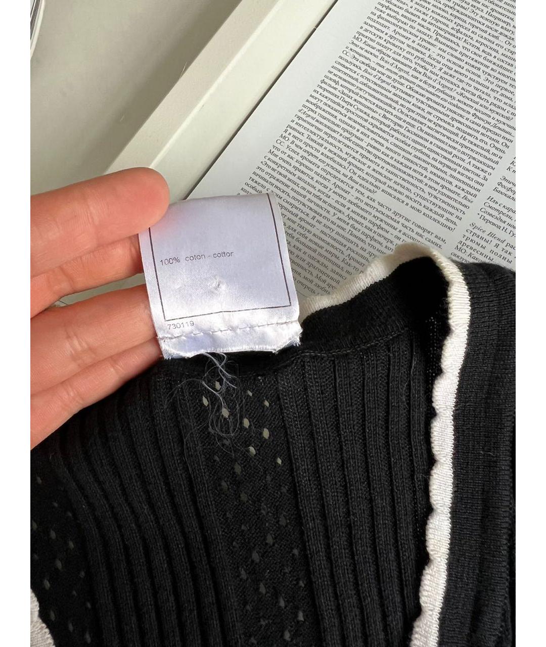 CHANEL Черная футболка, фото 8