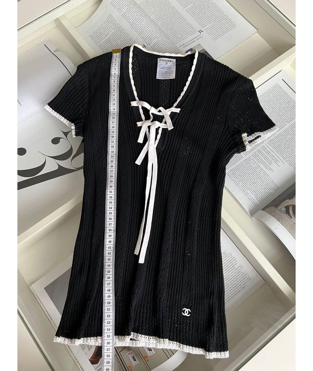 CHANEL Черная футболка, фото 5