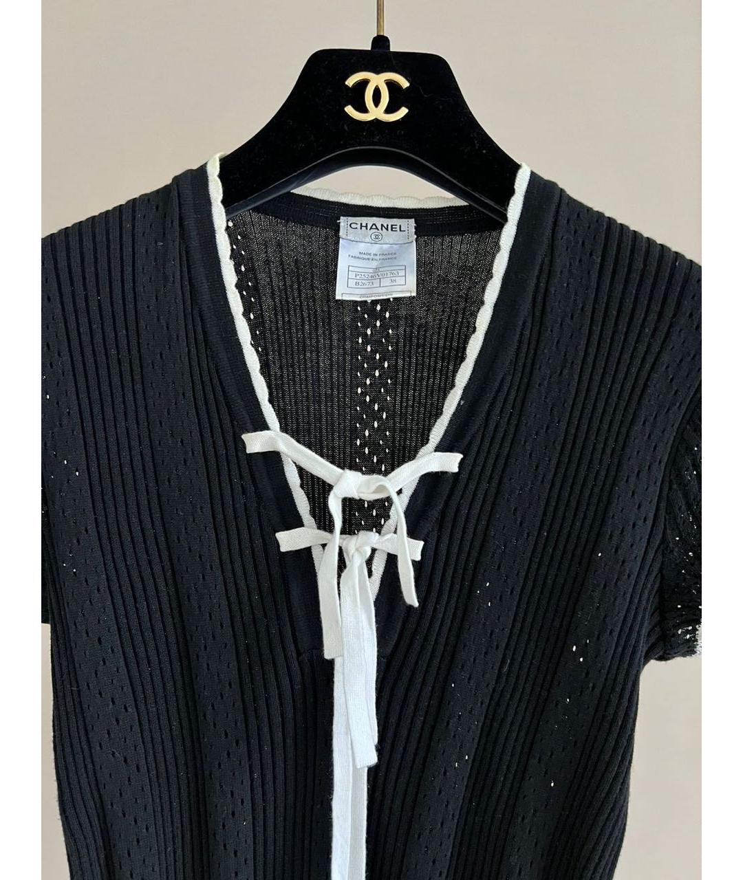 CHANEL Черная футболка, фото 3