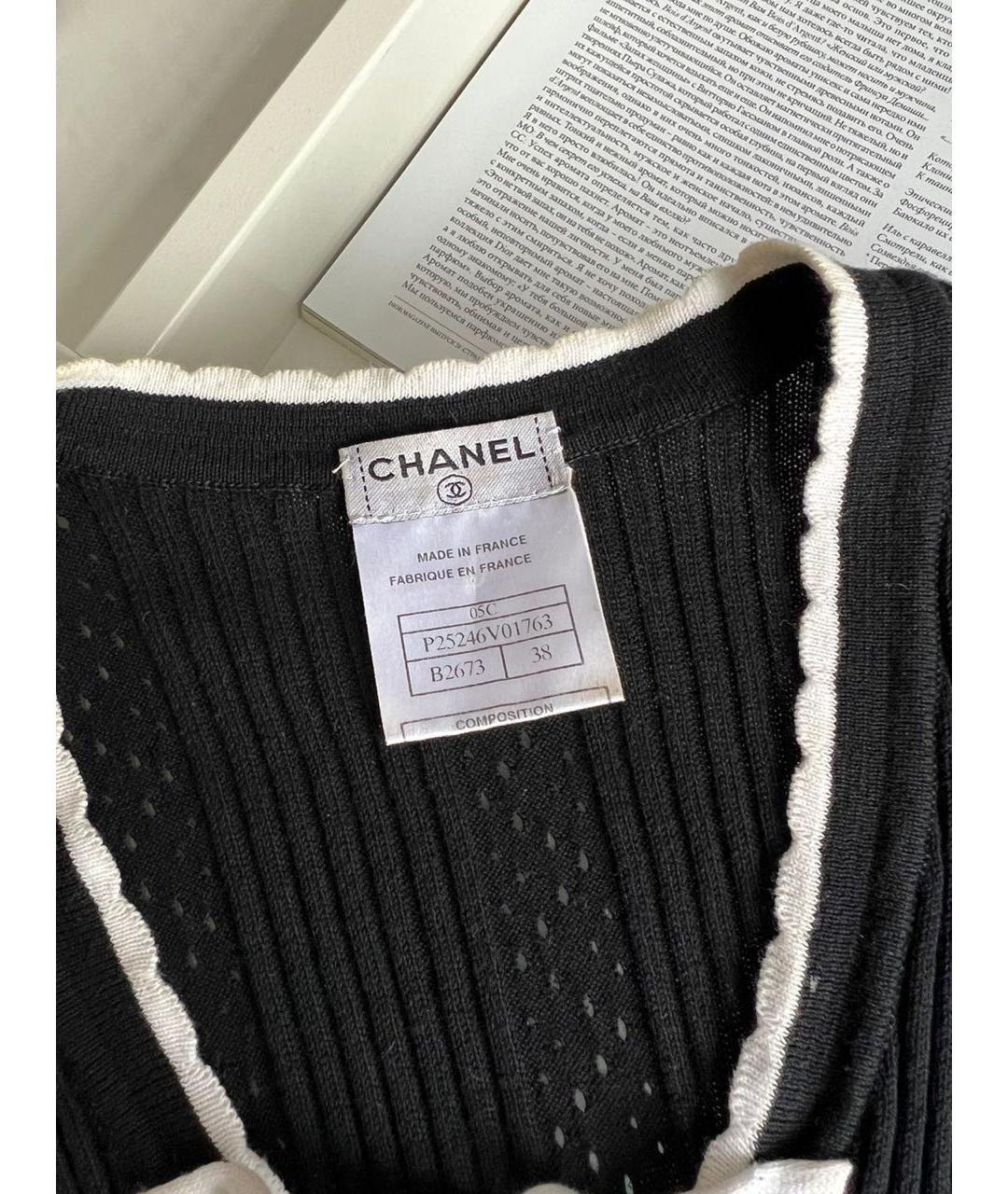 CHANEL Черная футболка, фото 7