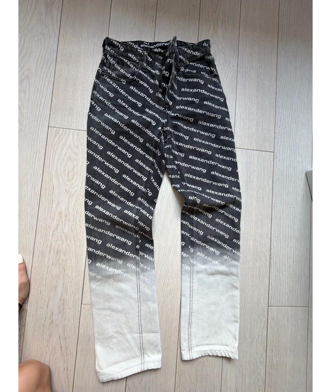 ALEXANDER WANG Серые прямые джинсы, фото 5