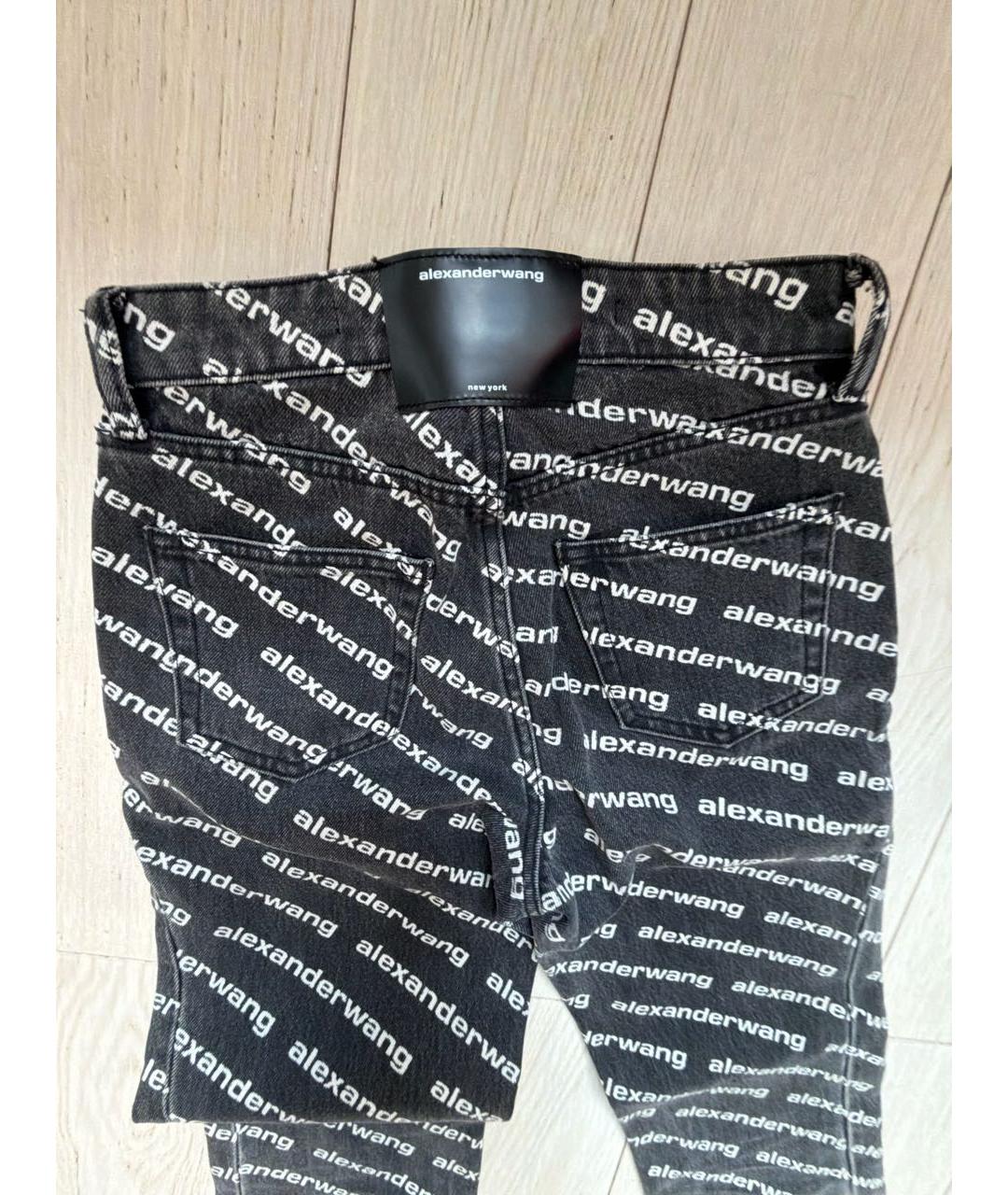 ALEXANDER WANG Серые прямые джинсы, фото 2