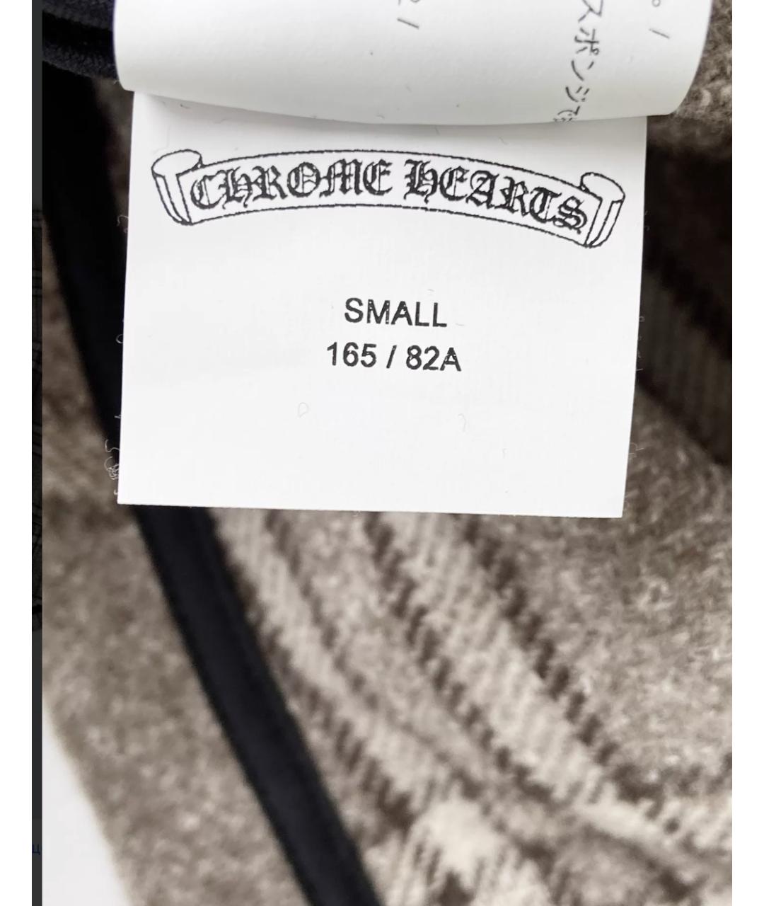 CHROME HEARTS Коричневая кэжуал рубашка, фото 3
