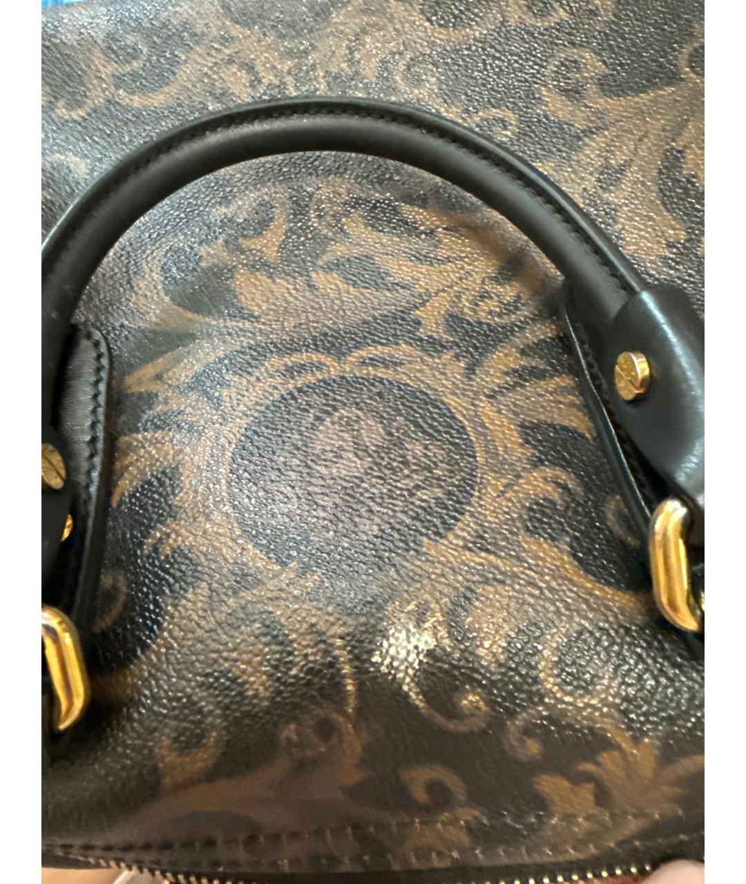VERSACE Кожаная сумка через плечо, фото 8