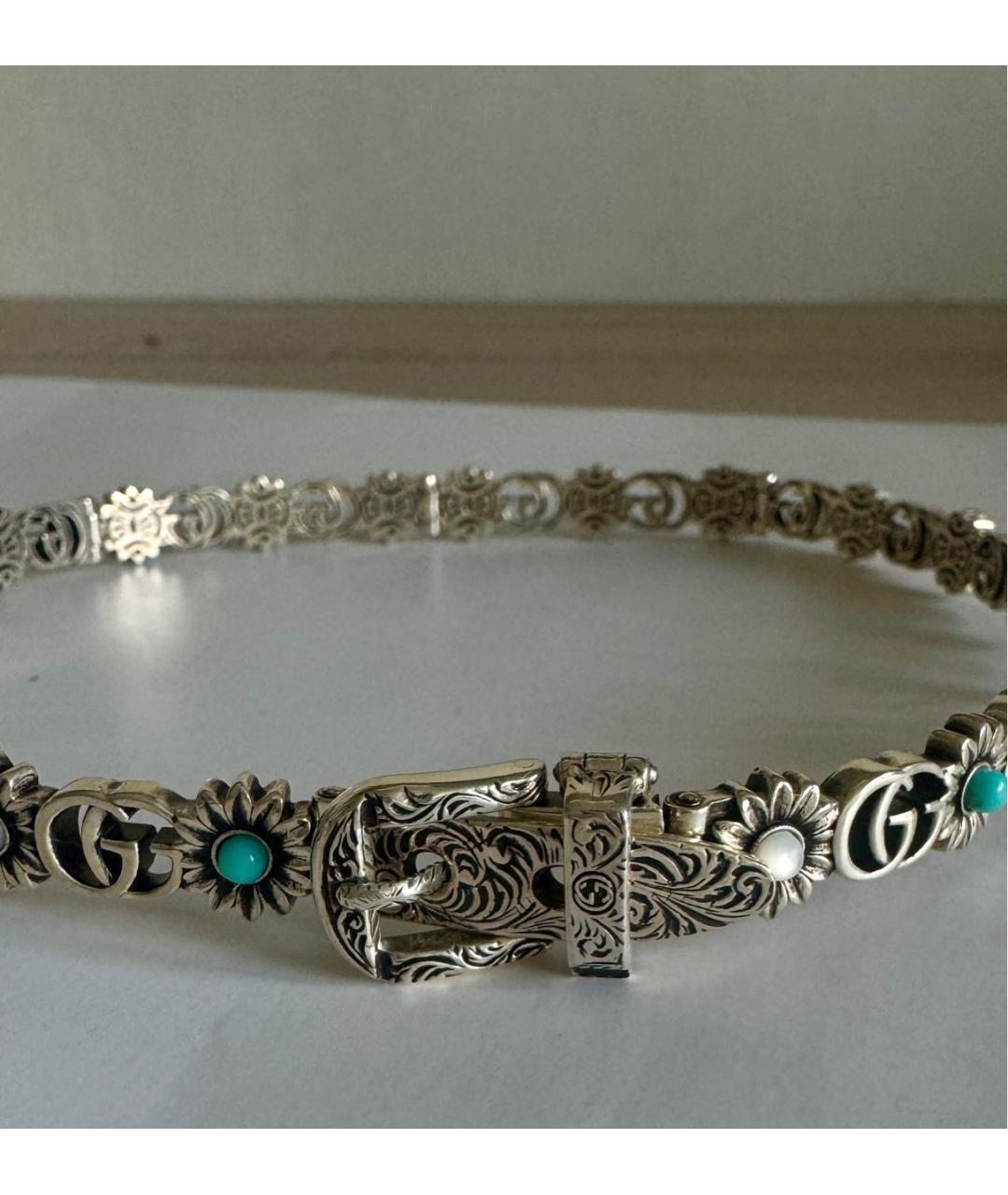 GUCCI Серебряный чокер, фото 3
