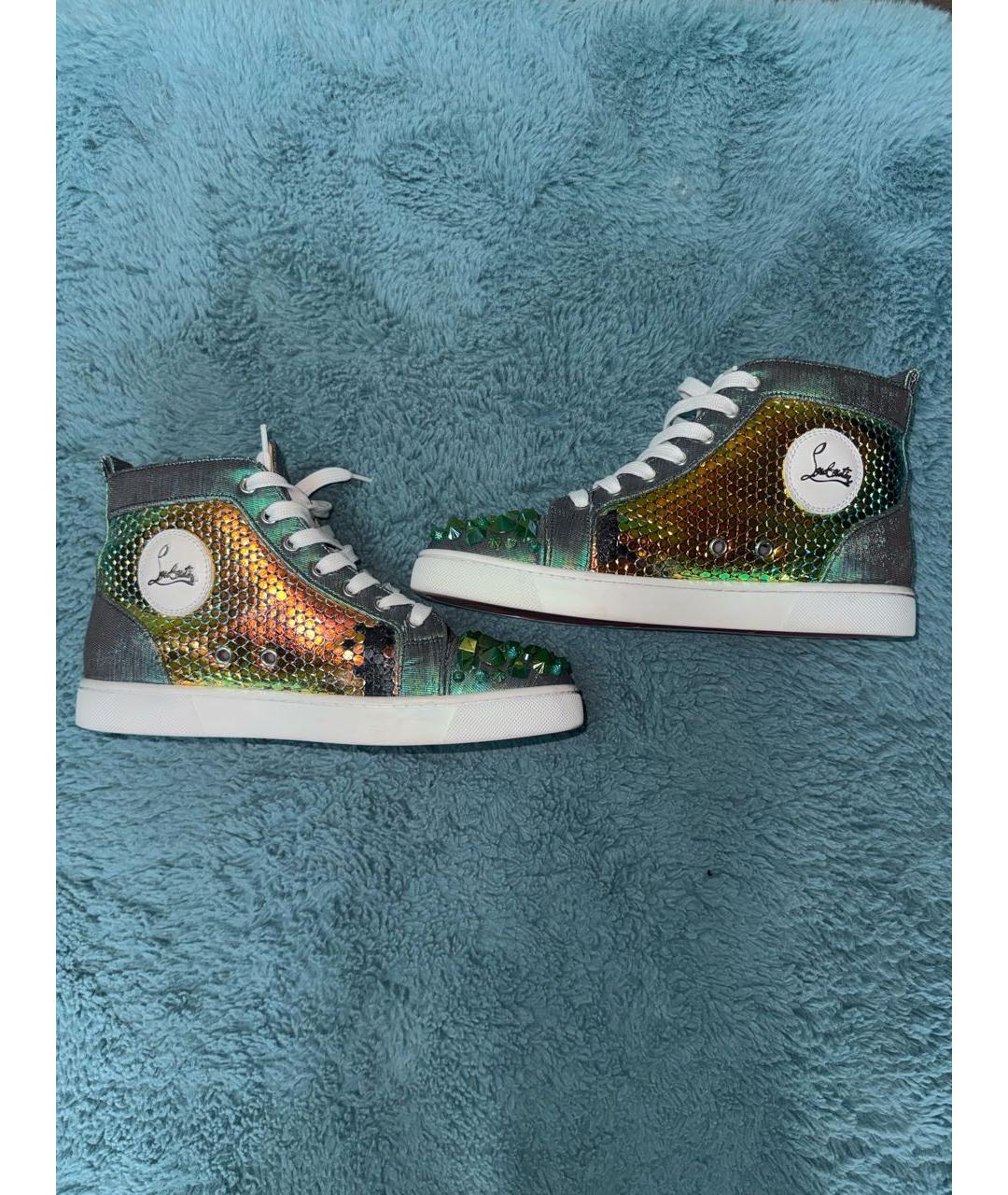 CHRISTIAN LOUBOUTIN Мульти высокие кроссовки / кеды, фото 2