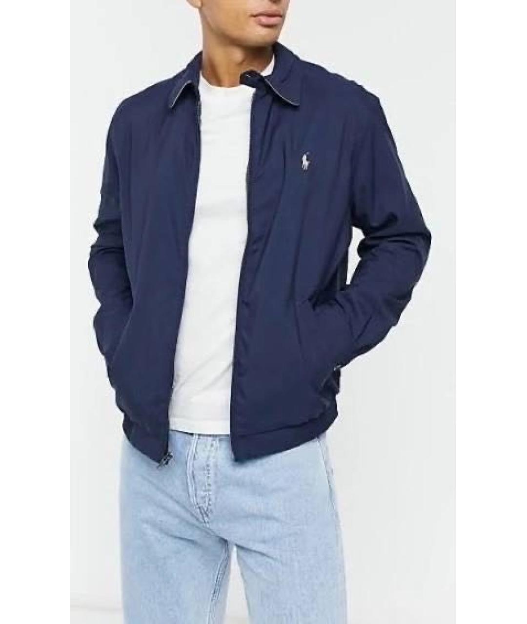 POLO RALPH LAUREN Синяя полиэстеровая куртка, фото 2