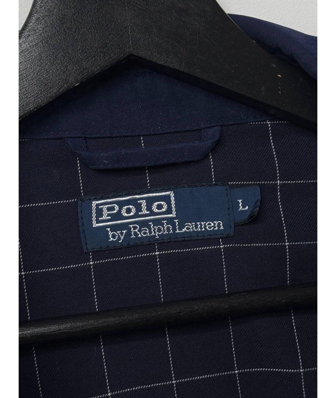 POLO RALPH LAUREN Синяя полиэстеровая куртка, фото 7