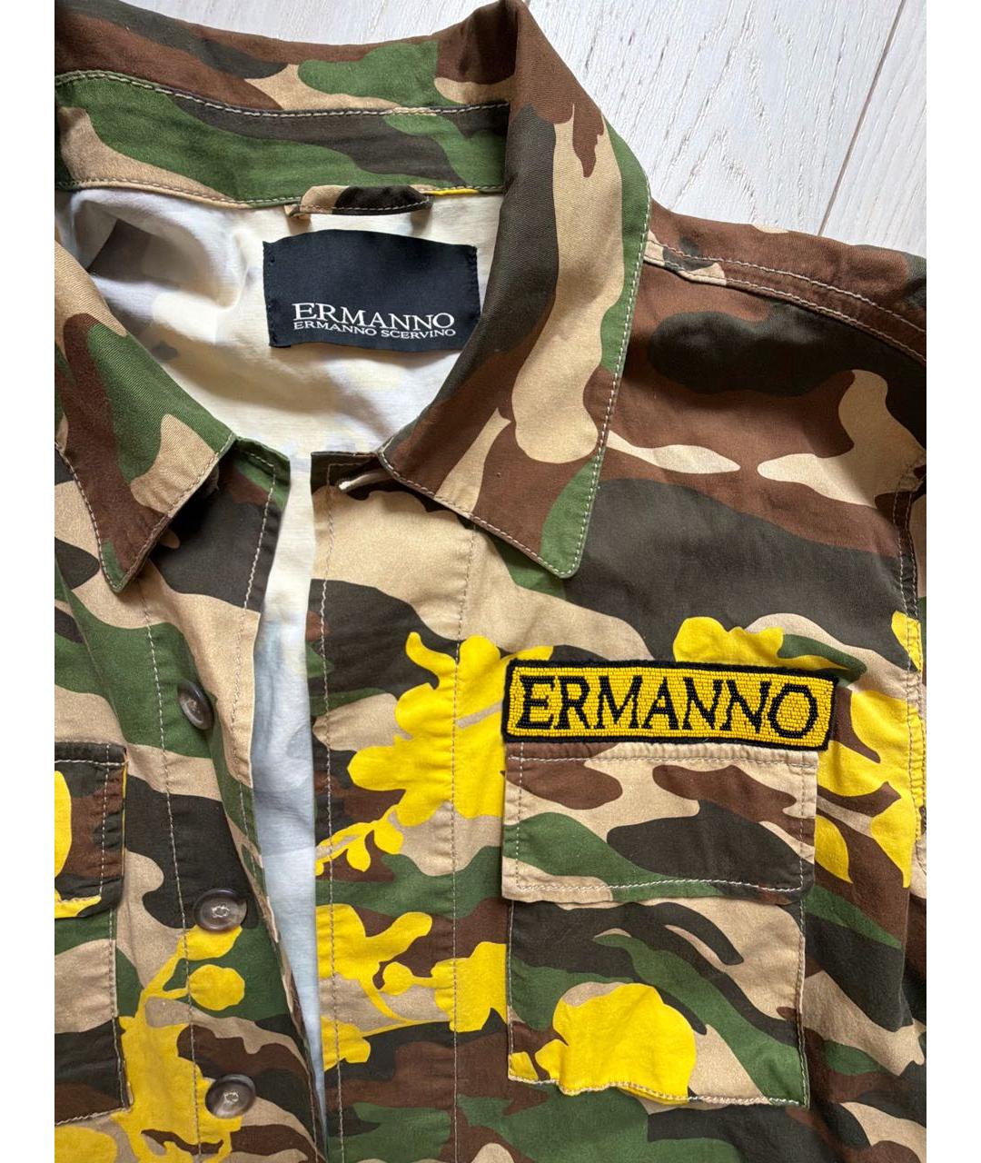 ERMANNO SCERVINO Мульти хлопковая рубашка, фото 3