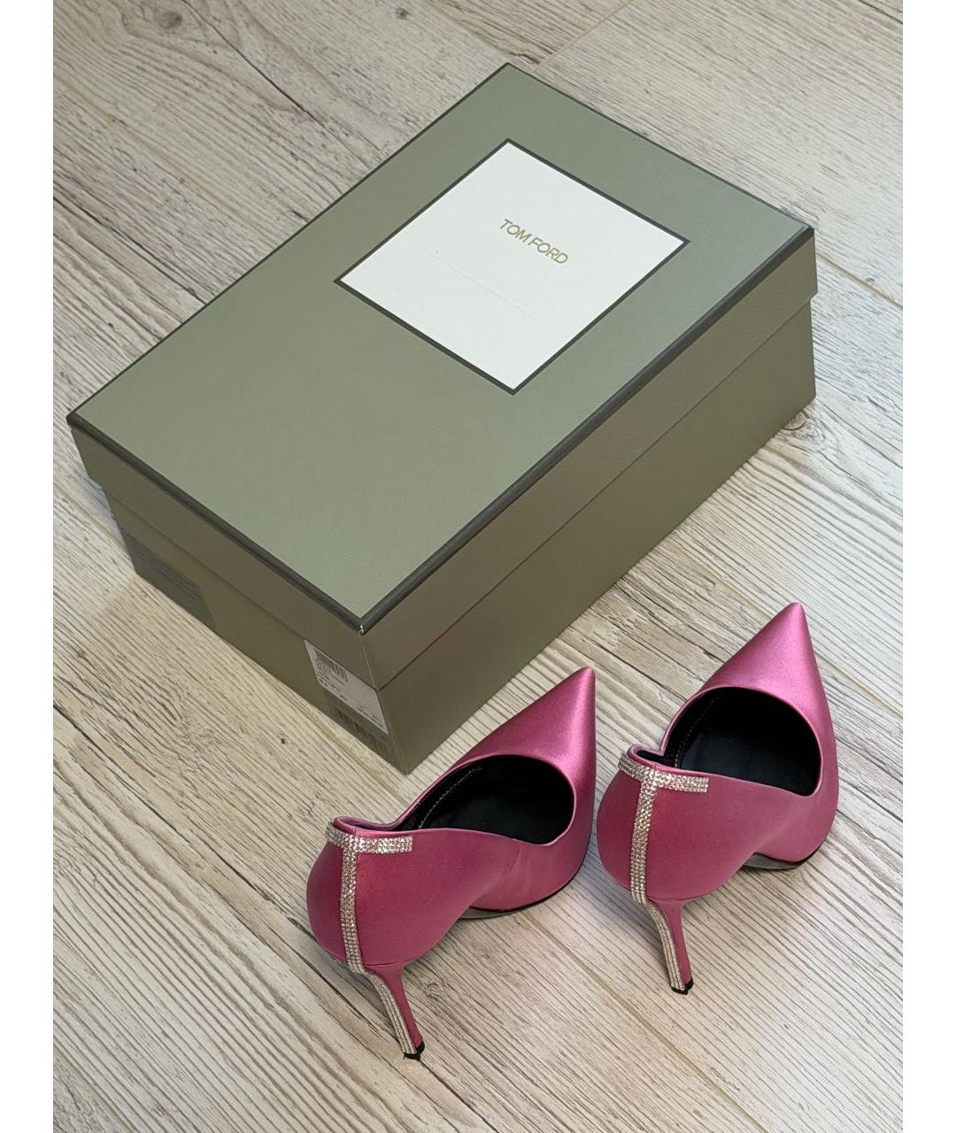 TOM FORD Розовые туфли, фото 4