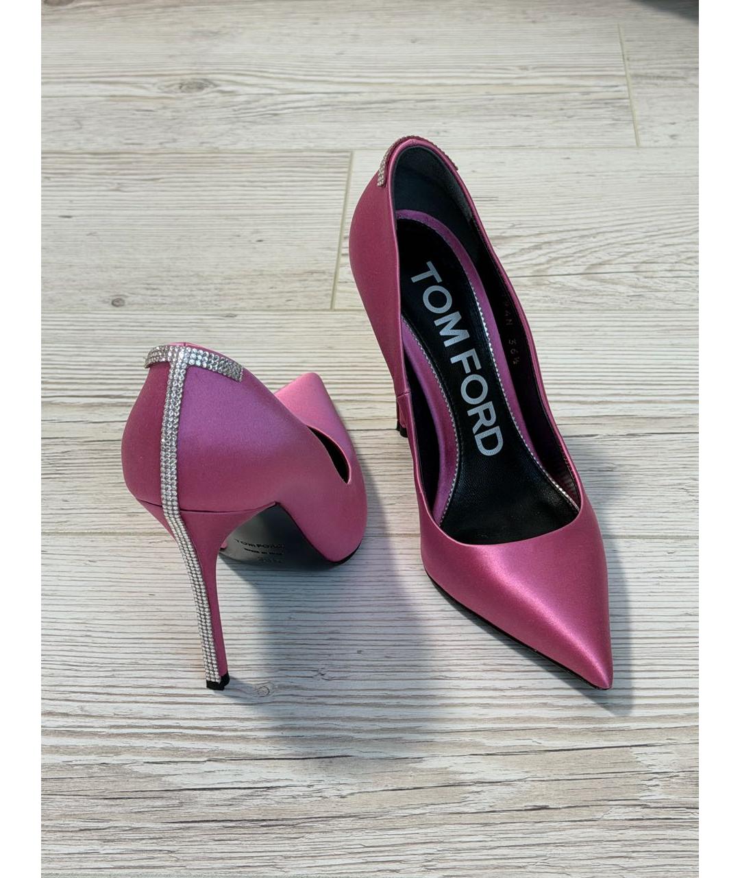 TOM FORD Розовые туфли, фото 3