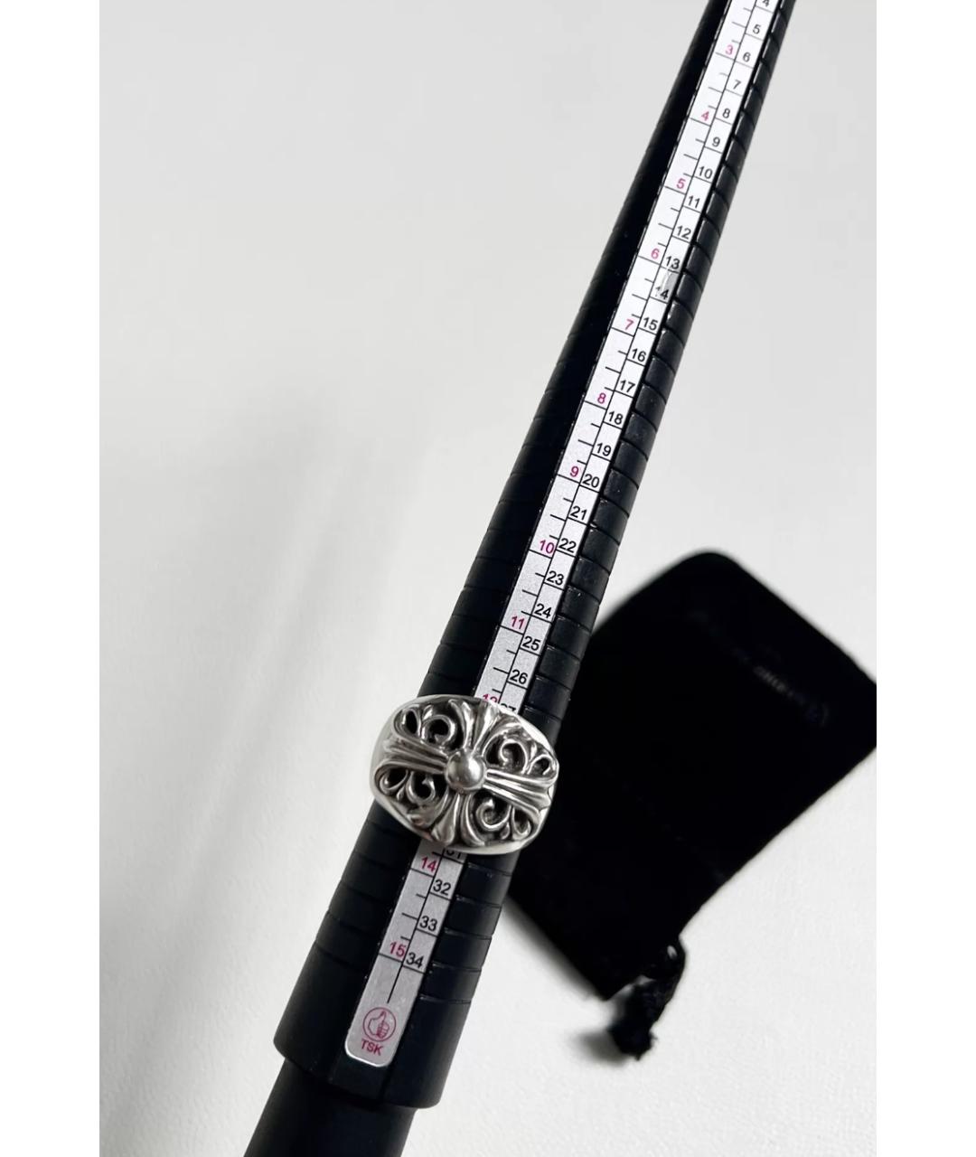 CHROME HEARTS Серебряное серебряное кольцо, фото 2