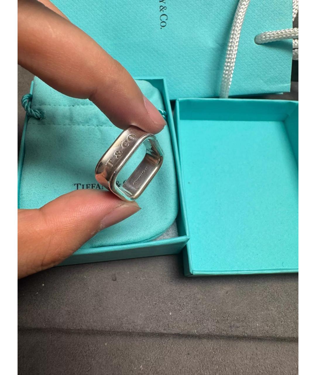 TIFFANY&CO Серебряное серебряное кольцо, фото 3