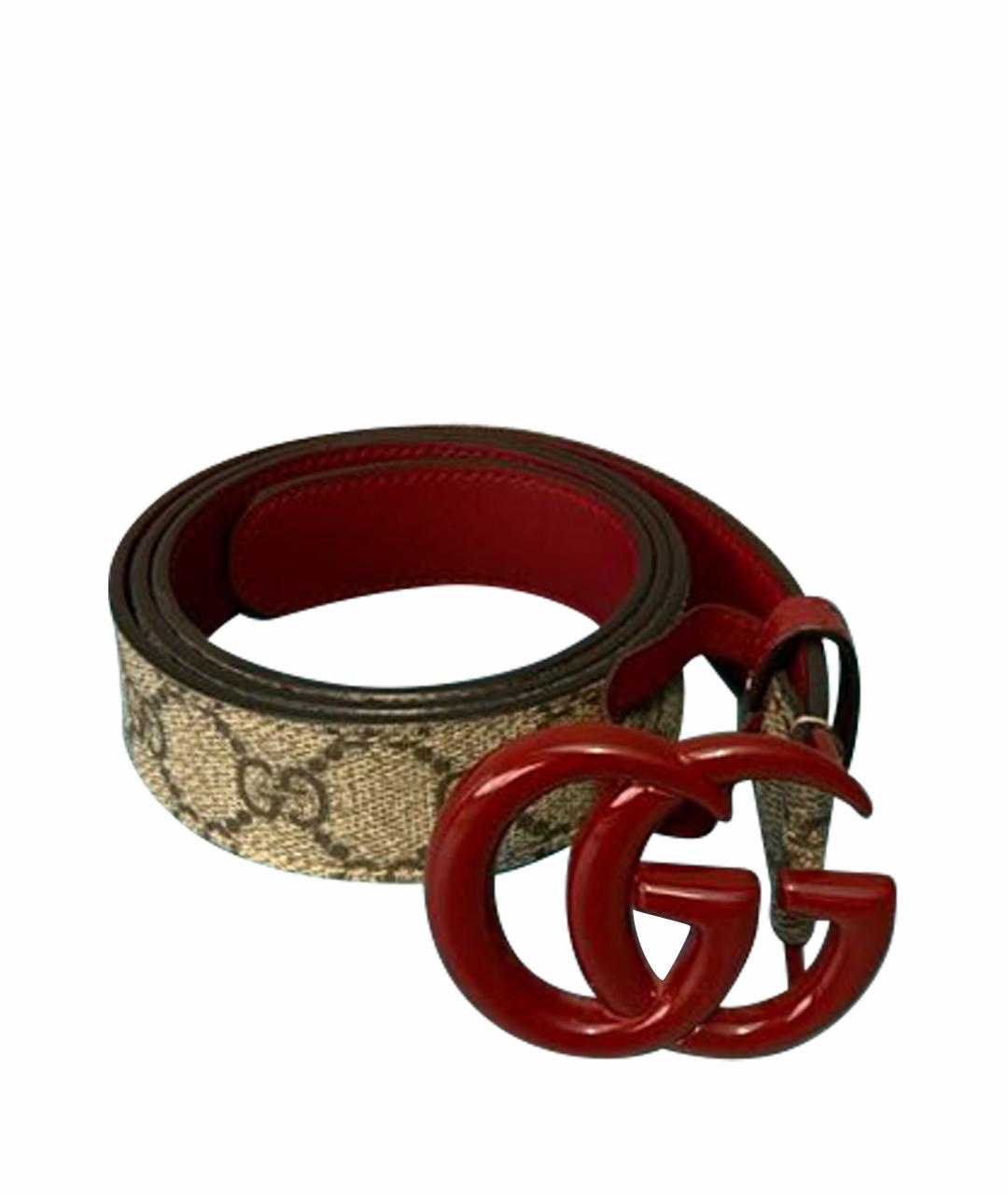 GUCCI Коричневый кожаный ремень, фото 1
