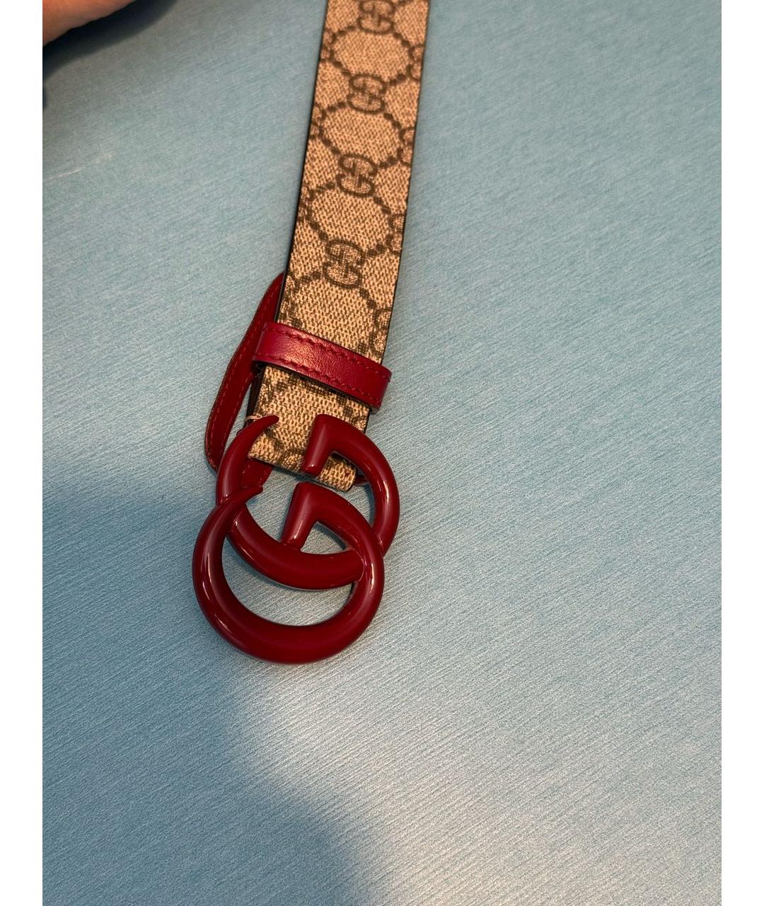 GUCCI Коричневый кожаный ремень, фото 2