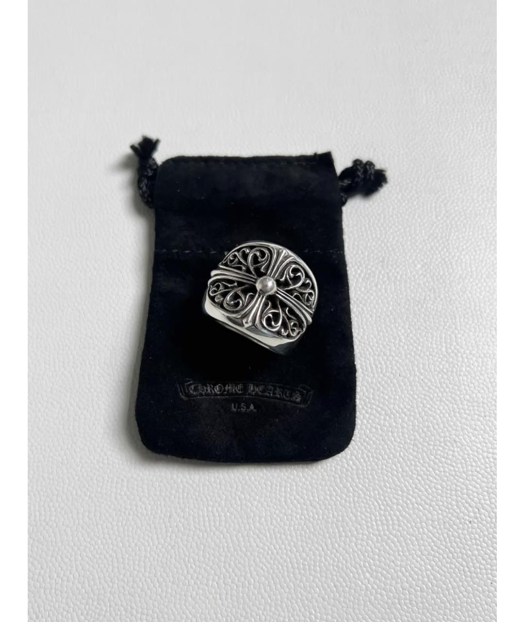 CHROME HEARTS Серебряное серебряное кольцо, фото 2