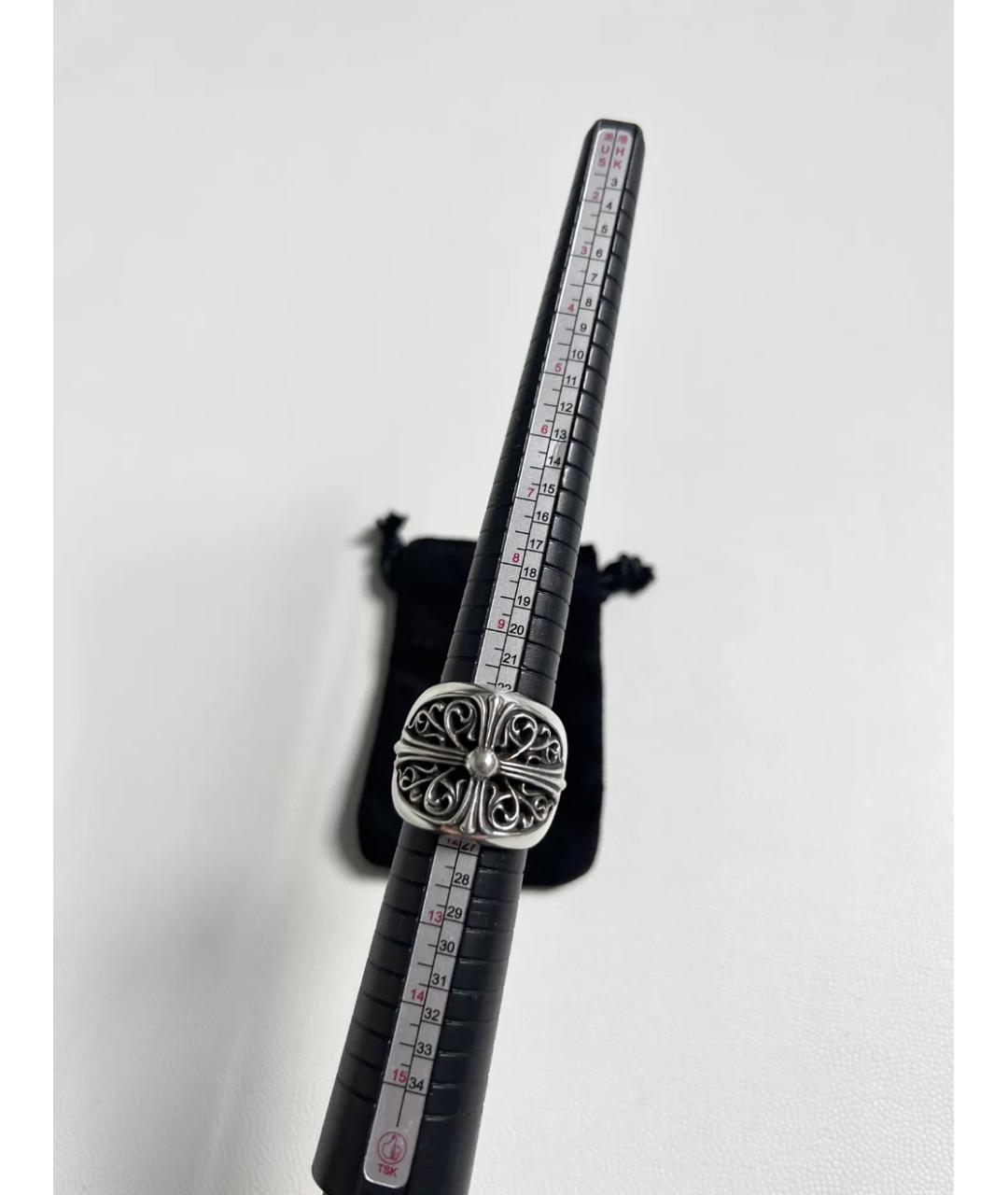 CHROME HEARTS Серебряное серебряное кольцо, фото 3