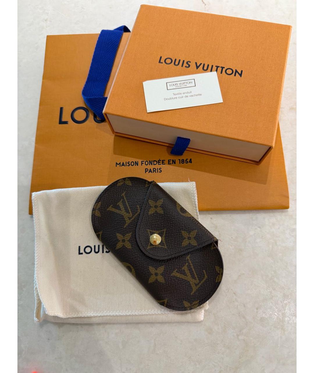 LOUIS VUITTON Коричневая ключница, фото 8