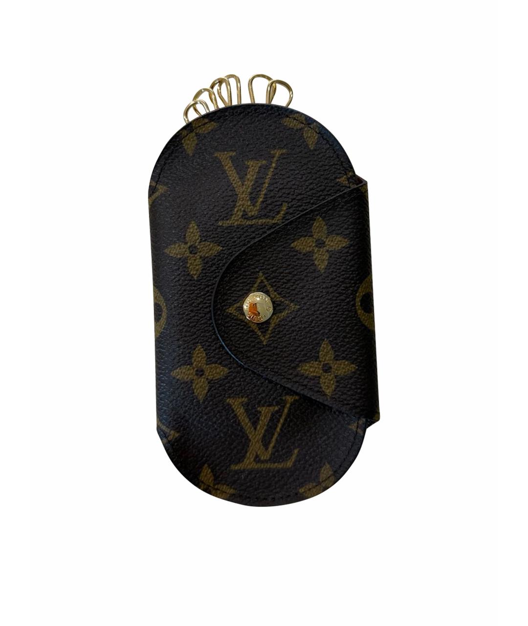 LOUIS VUITTON Коричневая ключница, фото 1