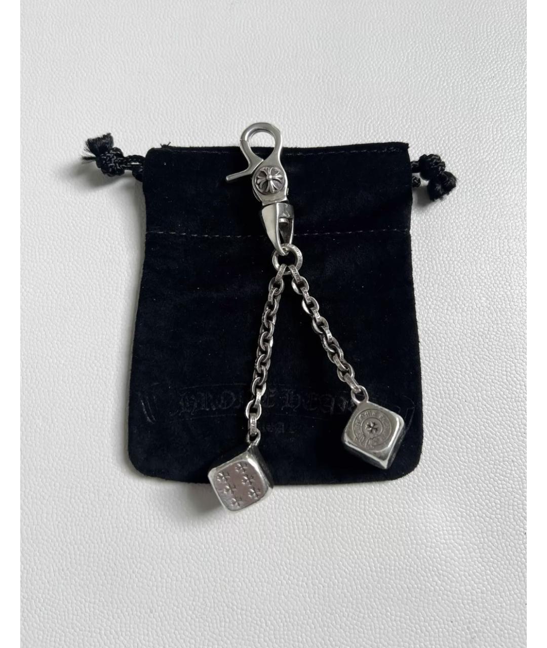 CHROME HEARTS Серебряный брелок, фото 2