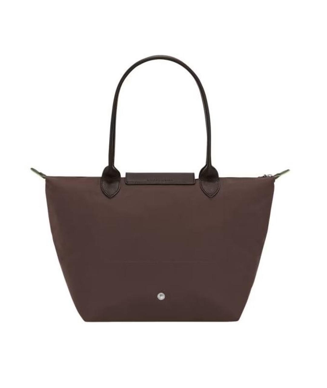 LONGCHAMP Коричневая сумка с короткими ручками, фото 2