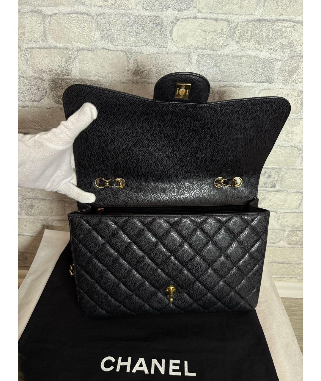 CHANEL Черная сумка через плечо, фото 7
