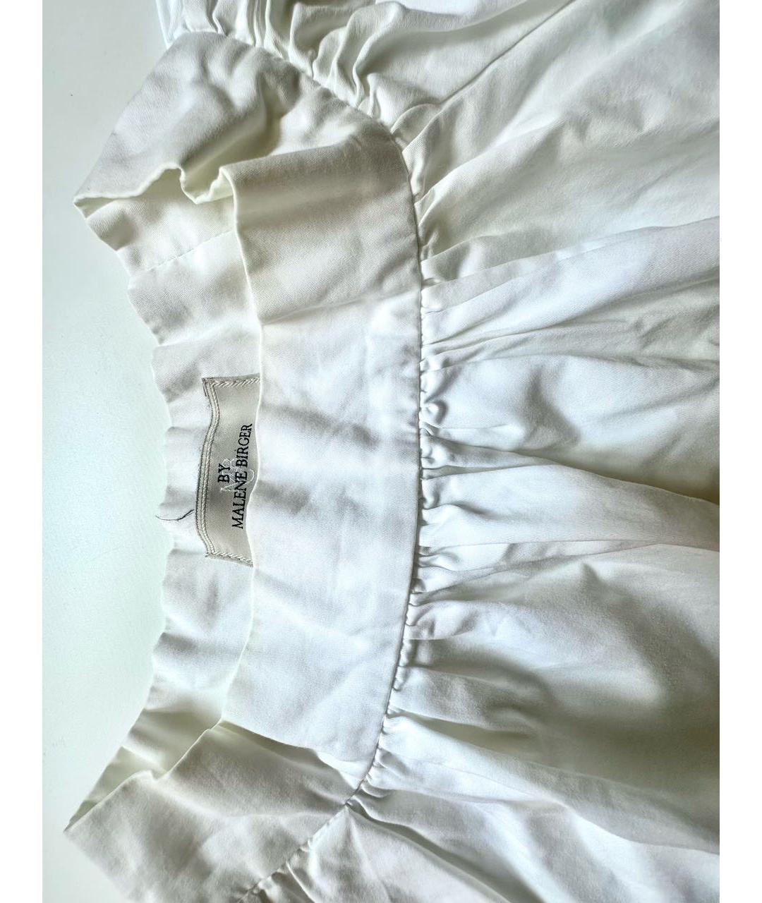 BY MALENE BIRGER Белое хлопковое повседневное платье, фото 4